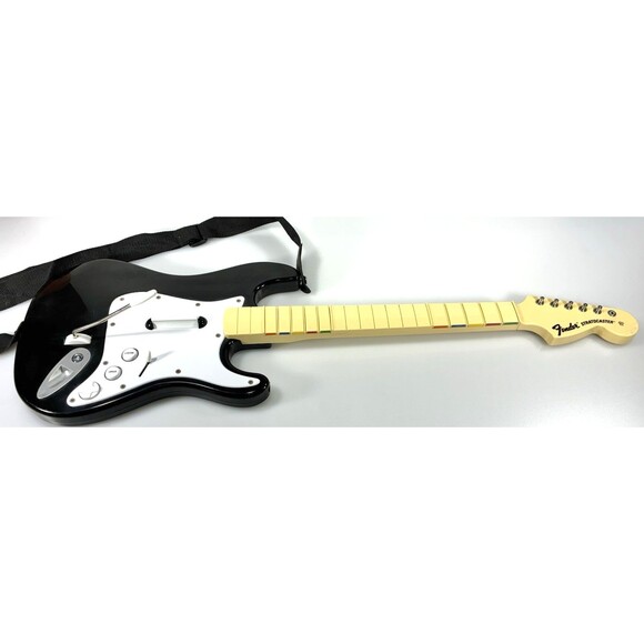 Harmonix Rock Band Fender Stratocaster Wireless Guitar #822151 No Dongle Tested - Picture 4 of 10